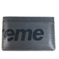 LOUIS VUITTON M67753 Epi Supreme Collaboration supreme Porte Cartes Simple ที่ใส่บัตรเครดิต ที่ใส่บัตรโดยสาร ที่ใส่บัตร หนัง Epi สำหรับผู้ชาย สีดำ