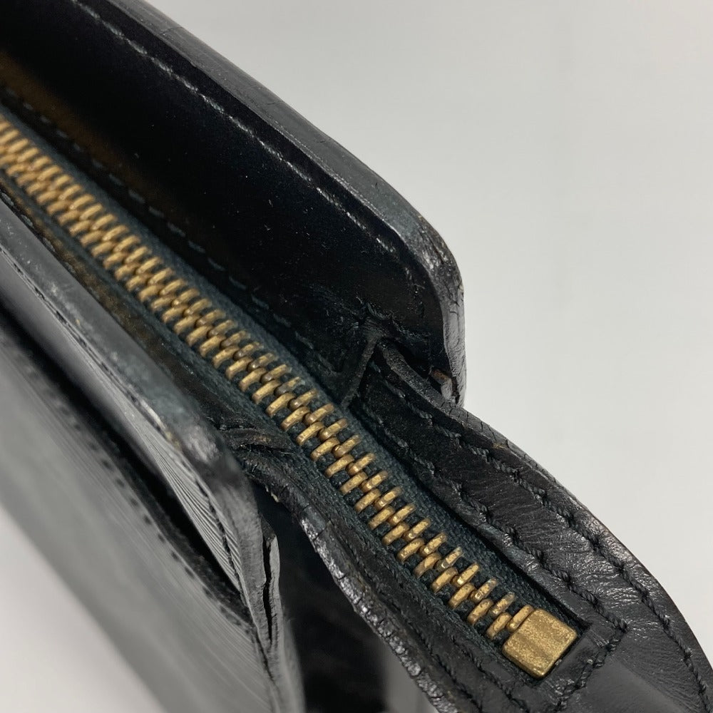 LOUIS VUITTON M52522 エピ ポシェットオム カバン ポーチ クラッチバッグ セカンドバッグ エピレザー メンズ クリールブラック ブラック