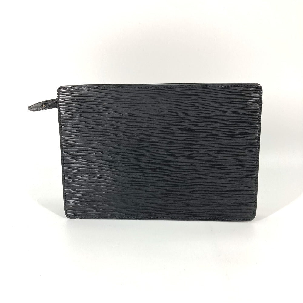 LOUIS VUITTON M52522 エピ ポシェットオム カバン ポーチ クラッチバッグ セカンドバッグ エピレザー メンズ クリールブラック ブラック