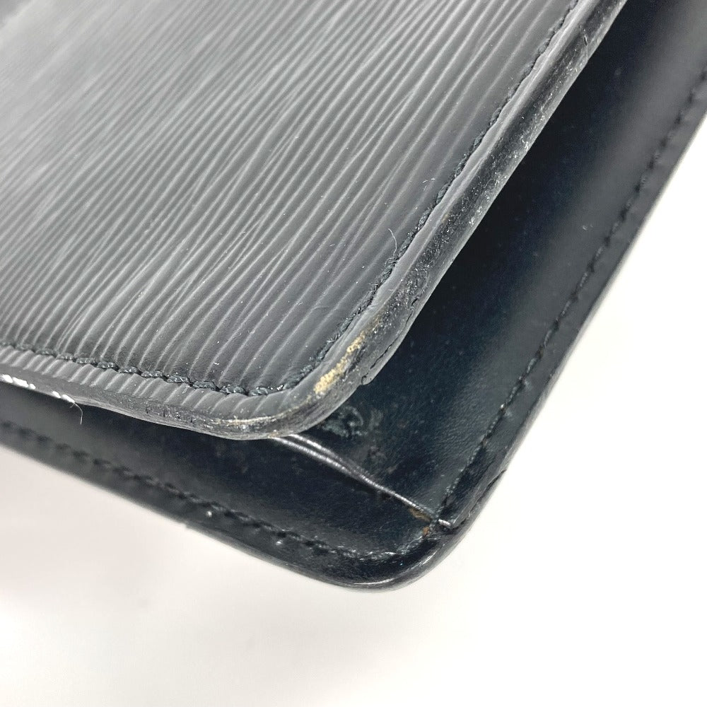LOUIS VUITTON M52522 エピ ポシェットオム カバン ポーチ クラッチバッグ セカンドバッグ エピレザー メンズ クリールブラック ブラック