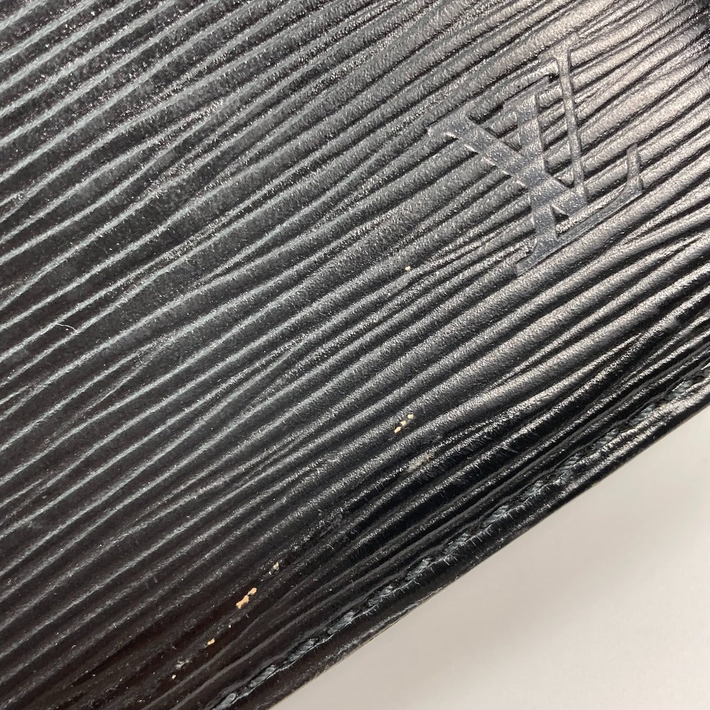 LOUIS VUITTON M52522 エピ ポシェットオム カバン ポーチ クラッチバッグ セカンドバッグ エピレザー メンズ クリールブラック ブラック