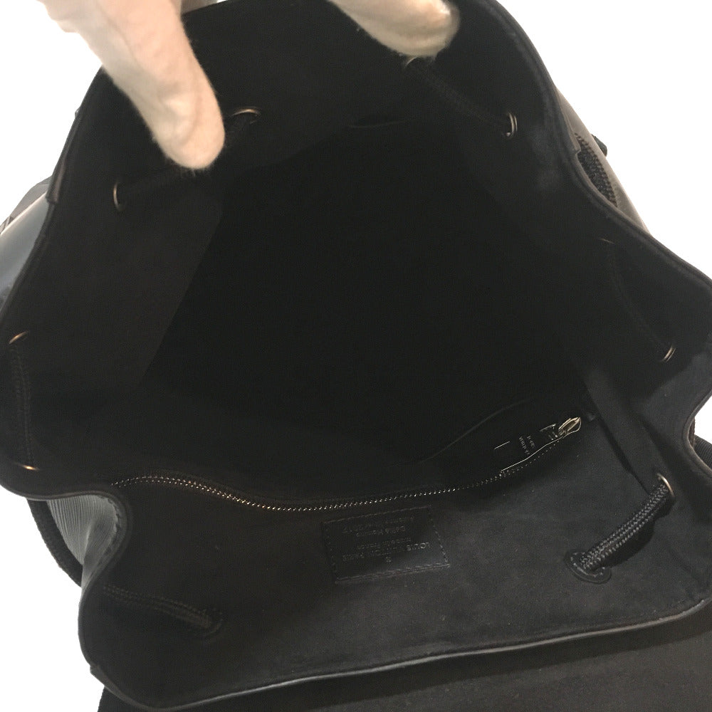 LOUIS VUITTON M53413 Epi Christopher PM Backpack, Supreme Epi Leather, Men's, Black