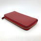LOUIS VUITTON M61865 Monogram Empreinte Zippy Wallet, Monogram Empreinte Leather, Unisex, Cerise, Red