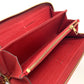 LOUIS VUITTON M61865 Monogram Empreinte Zippy Wallet, Monogram Empreinte Leather, Unisex, Cerise, Red