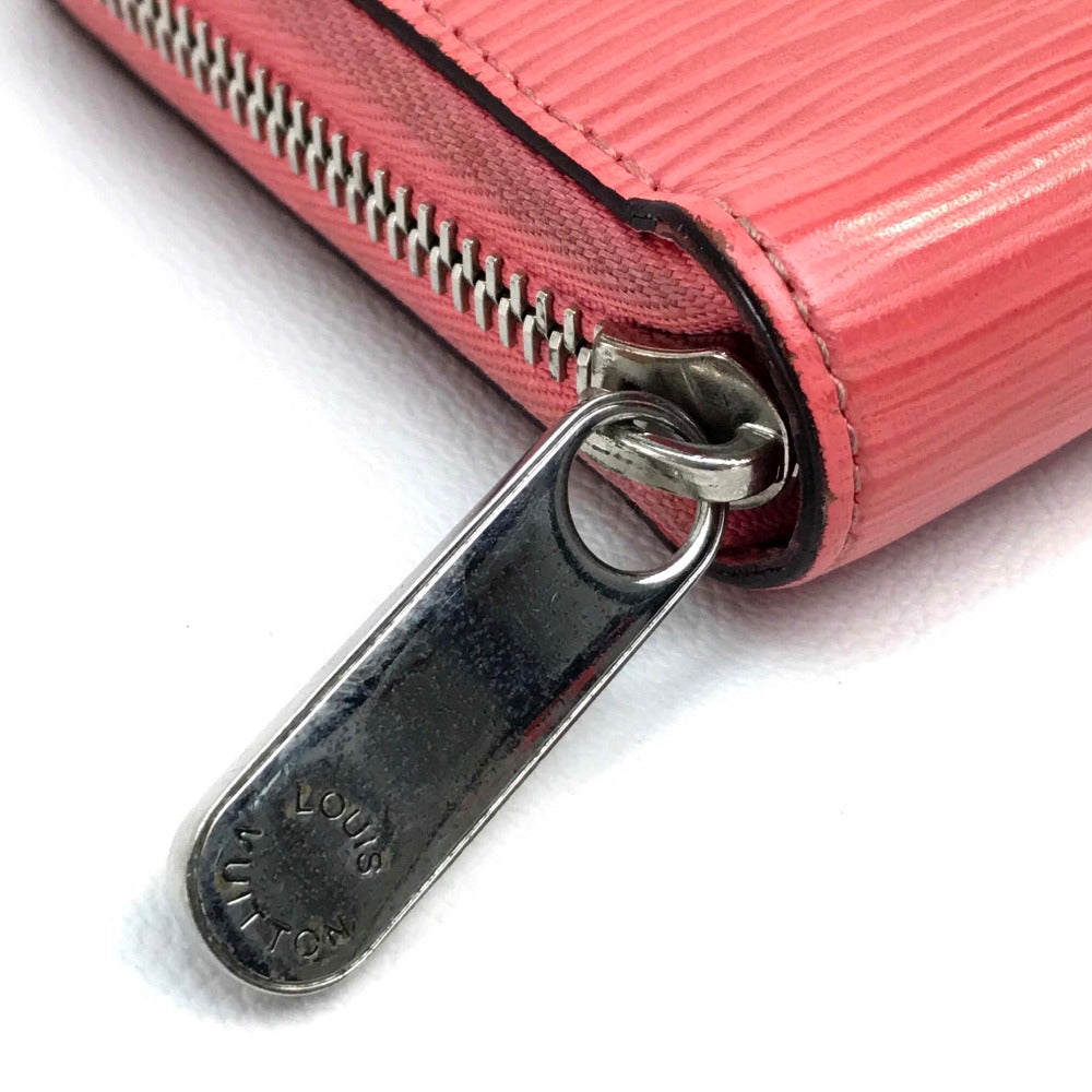 LOUIS VUITTON M60663 Epi Zippy Wallet, Round Zip Long Wallet, Epi Leather, Women's, Corail, Pink