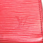 LOUIS VUITTON M60663 Epi Zippy Wallet, Round Zip Long Wallet, Epi Leather, Women's, Corail, Pink