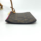 LOUIS VUITTON M41245 Never full PM Bag with pouch Tote Bag MonogramCanvas Brown Used