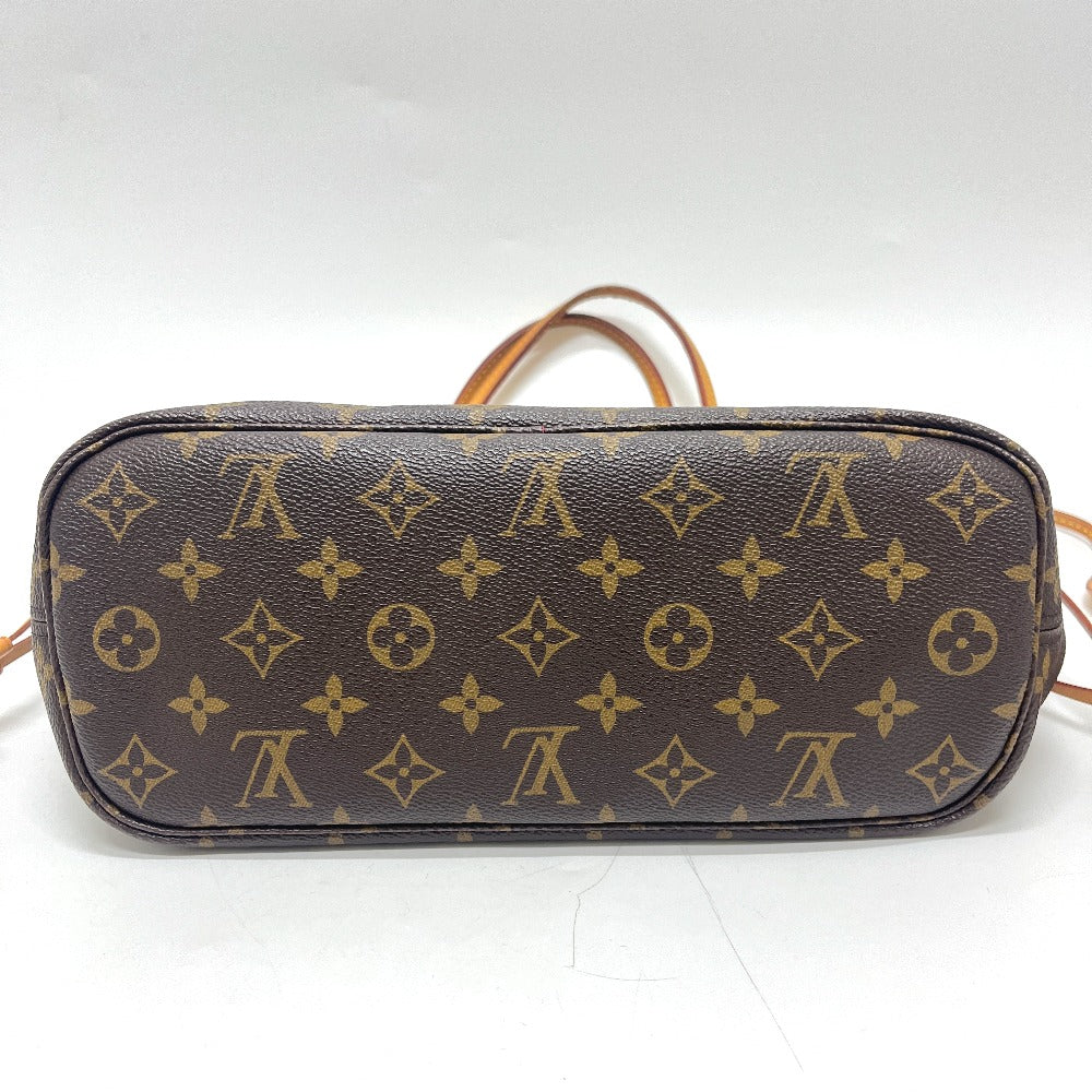 LOUIS VUITTON M41245 Never full PM Bag with pouch Tote Bag MonogramCanvas Brown Used