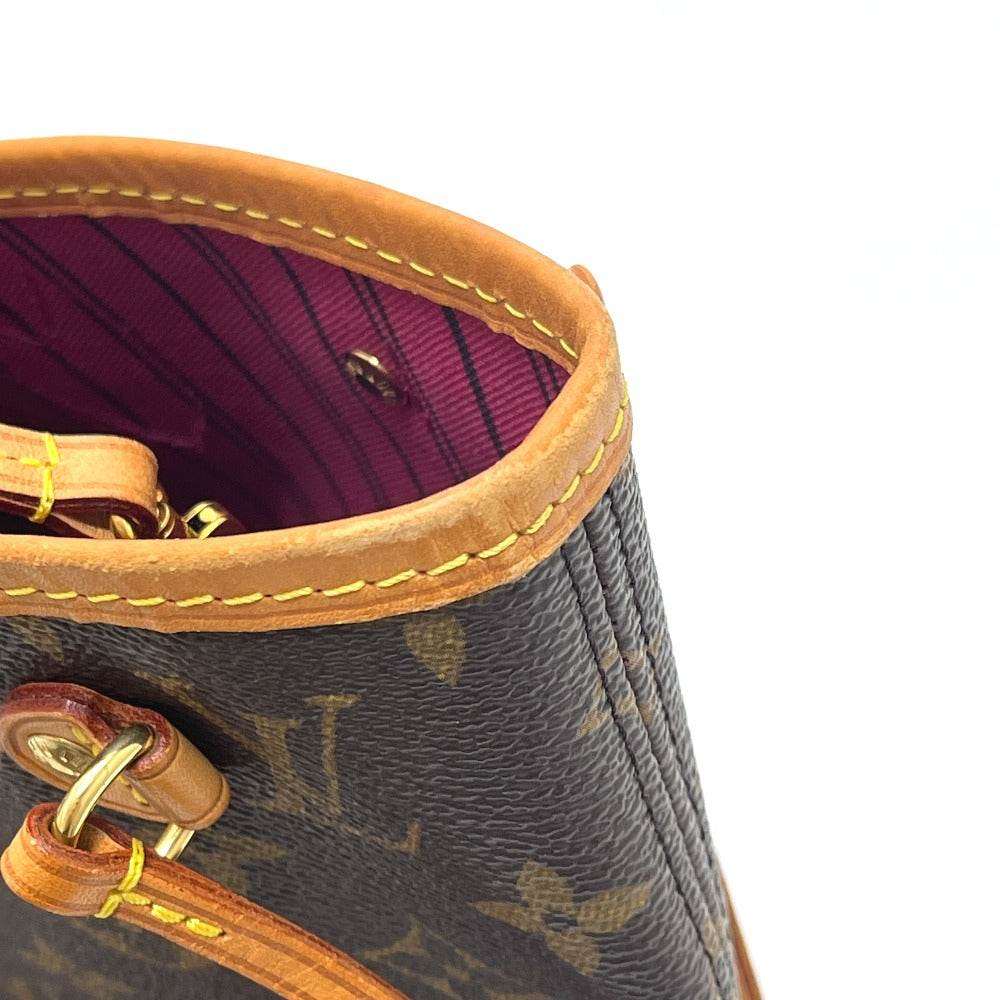 LOUIS VUITTON M41245 Never full PM Bag with pouch Tote Bag MonogramCanvas Brown Used