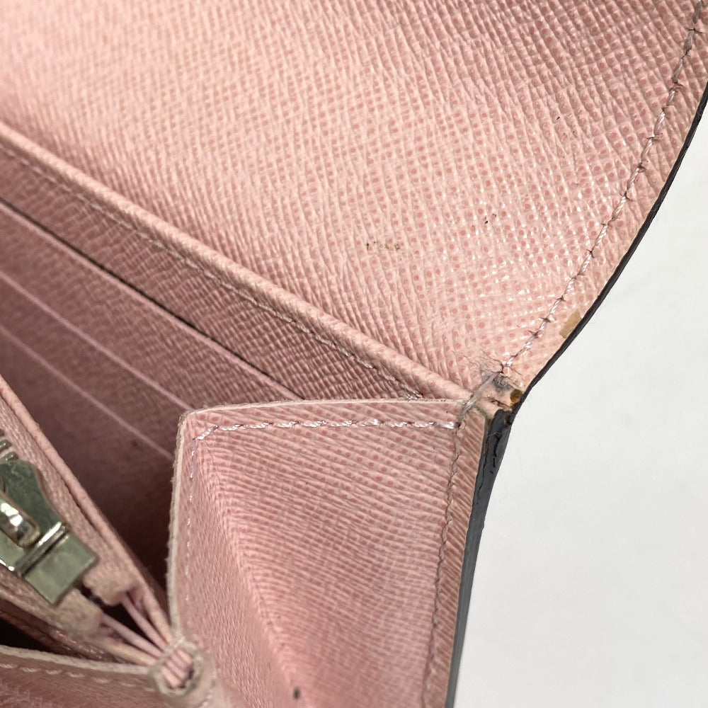 LOUIS VUITTON M61178 Epi Portefeuille Twist Bifold Long Wallet in Epi Leather, Women's, Rose Ballerine Pink