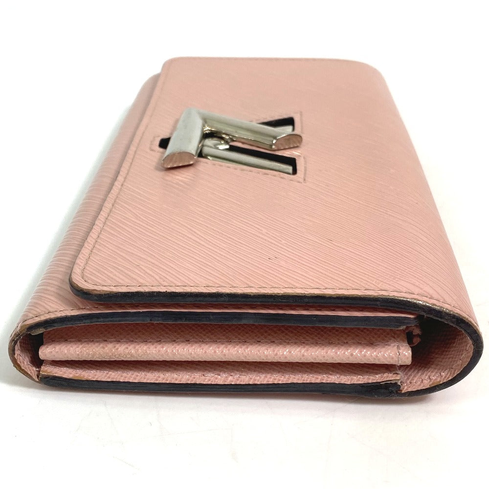LOUIS VUITTON M61178 Epi Portefeuille Twist Bifold Long Wallet in Epi Leather, Women's, Rose Ballerine Pink