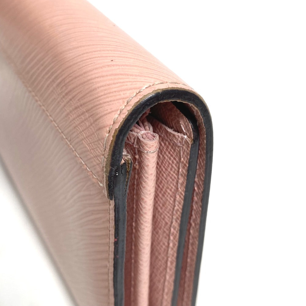 LOUIS VUITTON M61178 Epi Portefeuille Twist Bifold Long Wallet in Epi Leather, Women's, Rose Ballerine Pink