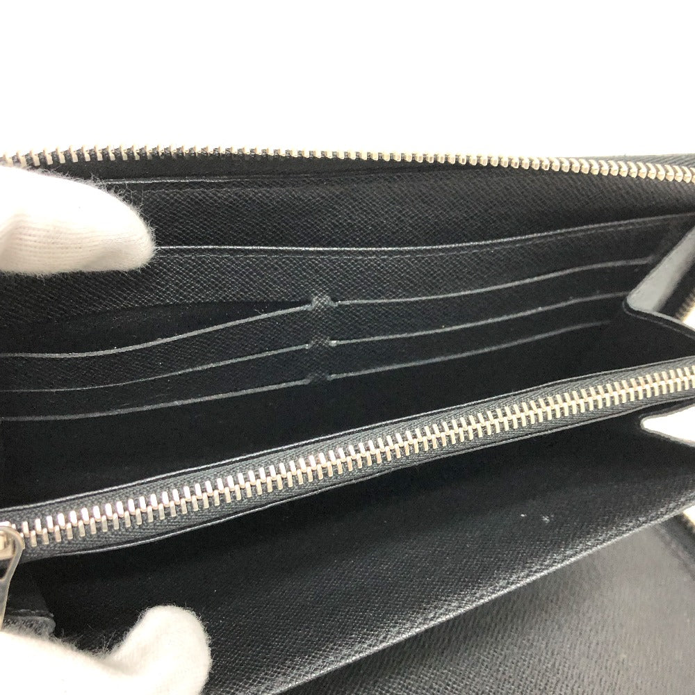 LOUIS VUITTON Ｎ61214 グラフィット クリストファー ネメス ジッピー オーガナイザー 長財布 ダミエグラフィットキャンバス メンズ ブラック