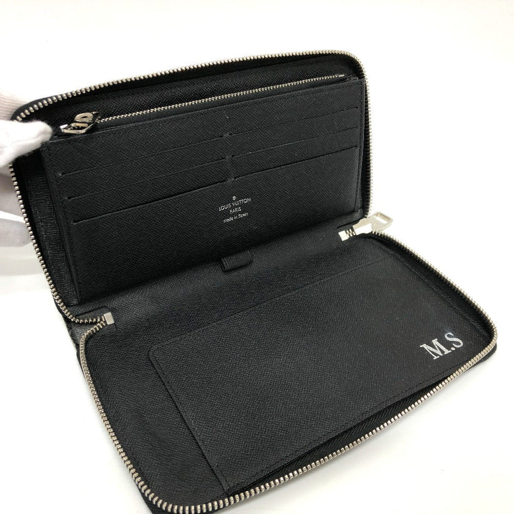 LOUIS VUITTON Ｎ61214 グラフィット クリストファー ネメス ジッピー オーガナイザー 長財布 ダミエグラフィットキャンバス メンズ ブラック