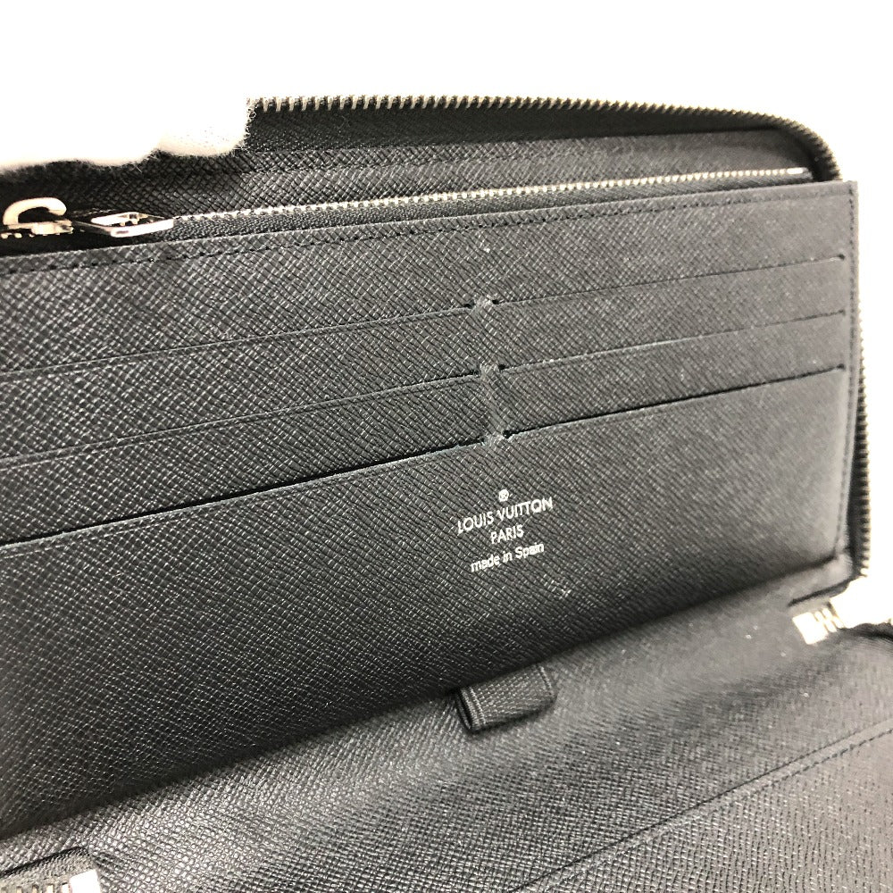 LOUIS VUITTON Ｎ61214 グラフィット クリストファー ネメス ジッピー オーガナイザー 長財布 ダミエグラフィットキャンバス メンズ ブラック