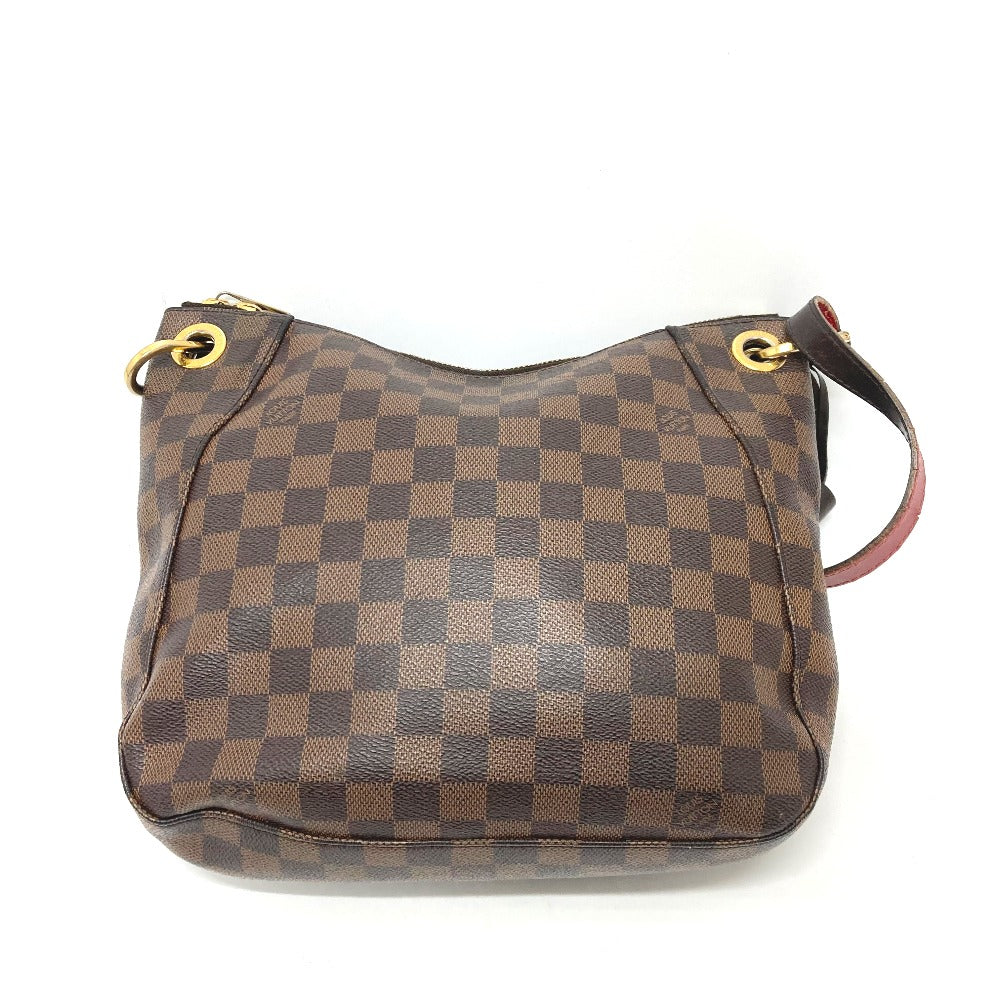 LOUIS VUITTON N42230 ダミエ サウス バンク ポシェット カバン 斜め掛け タッセル ショルダーバッグ ダミエキャンバス レディース ブラウン