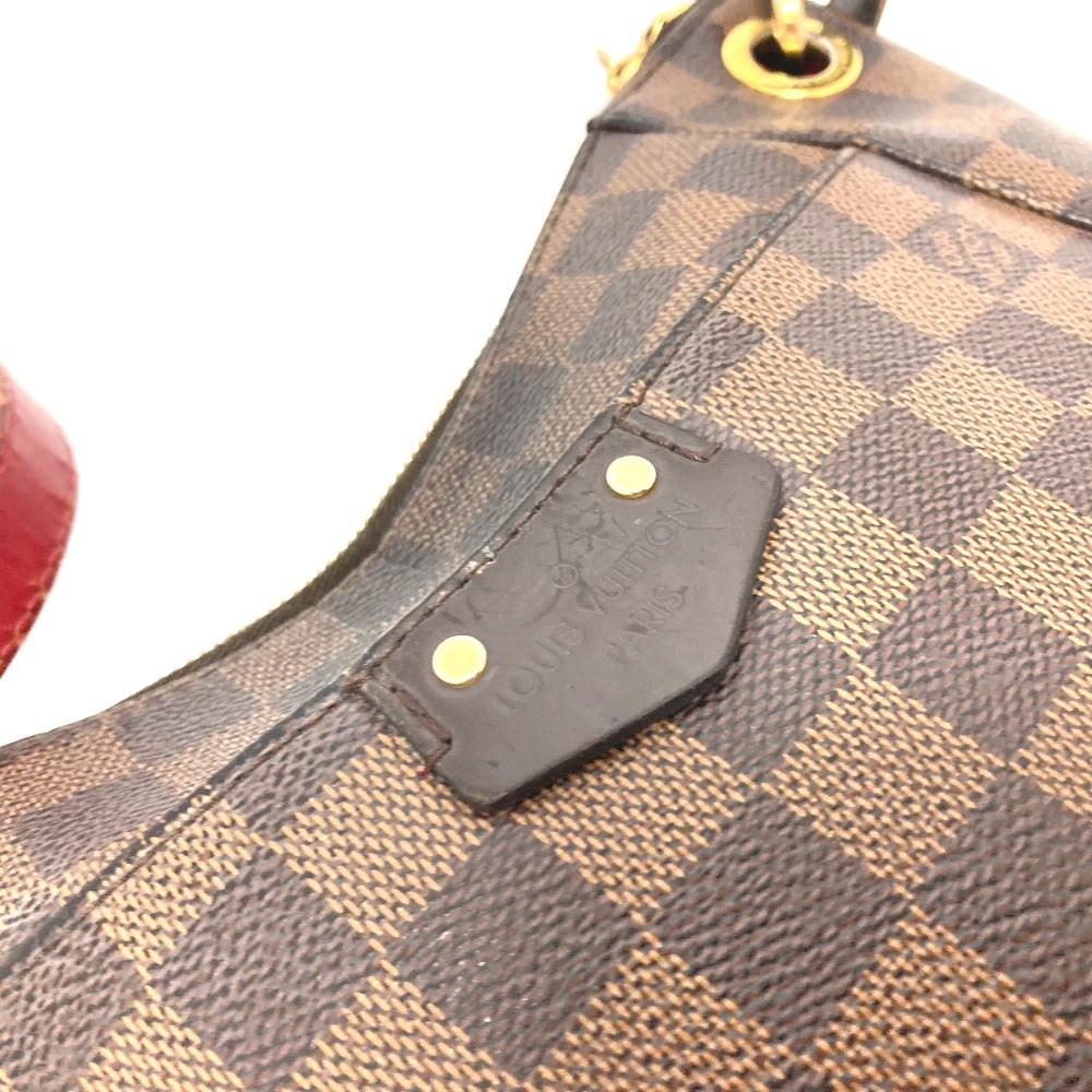 LOUIS VUITTON N42230 ダミエ サウス バンク ポシェット カバン 斜め掛け タッセル ショルダーバッグ ダミエキャンバス レディース ブラウン