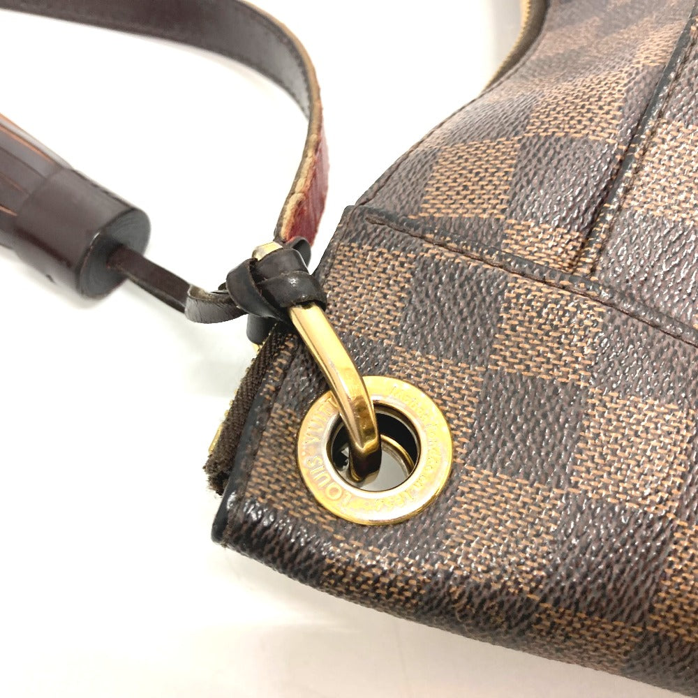 LOUIS VUITTON N42230 ダミエ サウス バンク ポシェット カバン 斜め掛け タッセル ショルダーバッグ ダミエキャンバス レディース ブラウン