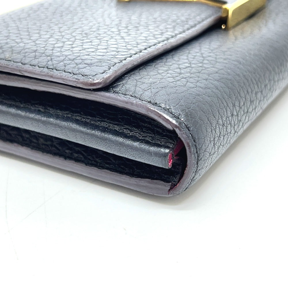 LOUIS VUITTON M61248 ポルトフォイユ・カプシーヌ 財布 ウォレット 長財布 トリヨンクレマンス レディース ノワール ブラック