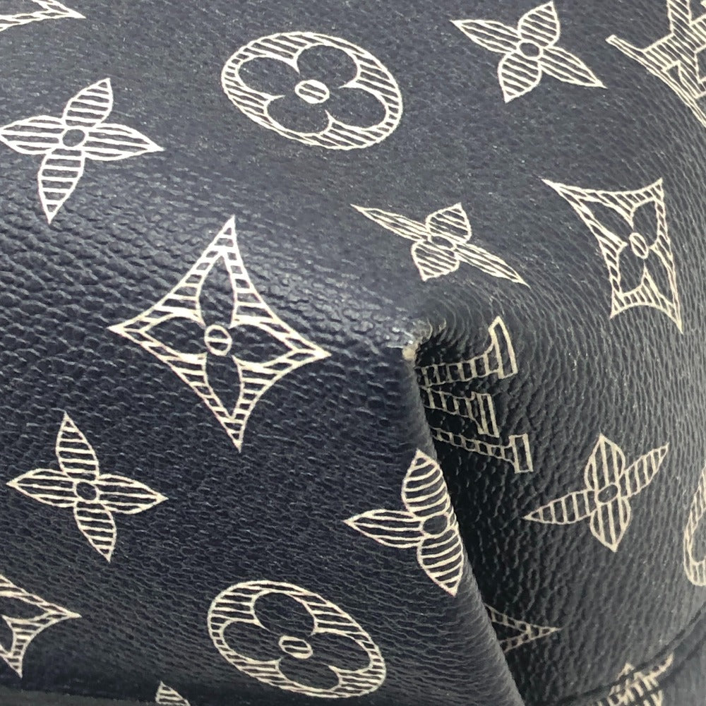 LOUIS VUITTON M54127 Monogram Savannah Jake and Dinos Chapman 2WAY Tote Bag Monogram Savannah Canvas Navy Used