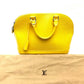 LOUIS VUITTON M40619 Epi Alma PM Tote Bag, Handbag, Epi Leather, Women's, Citron Yellow