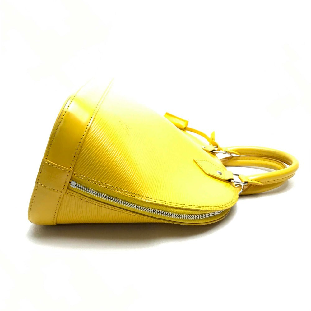 LOUIS VUITTON M40619 Epi Alma PM Tote Bag, Handbag, Epi Leather, Women's, Citron Yellow