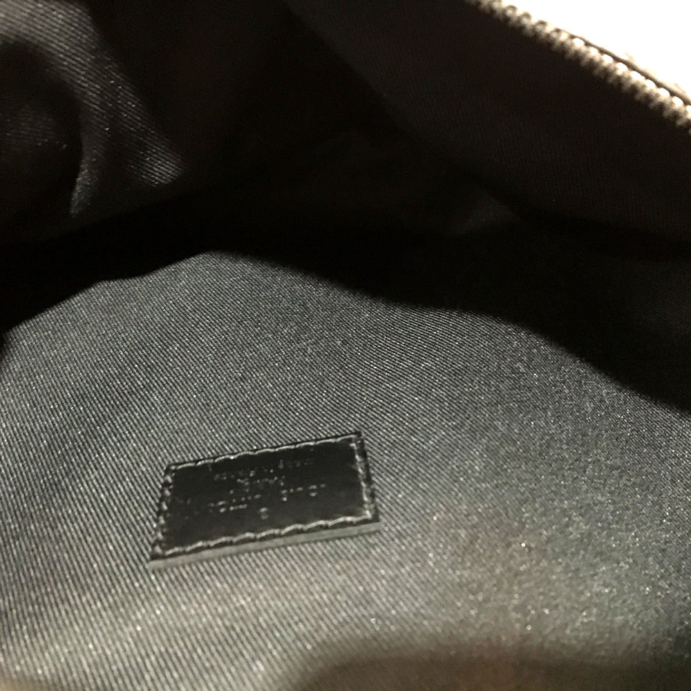 LOUIS VUITTON M44444 Monogram Galaxy Discovery Bum Bag, Waist Bag, Body Bag, Monogram Galaxy Canvas, Men's, Black, Silver and Black