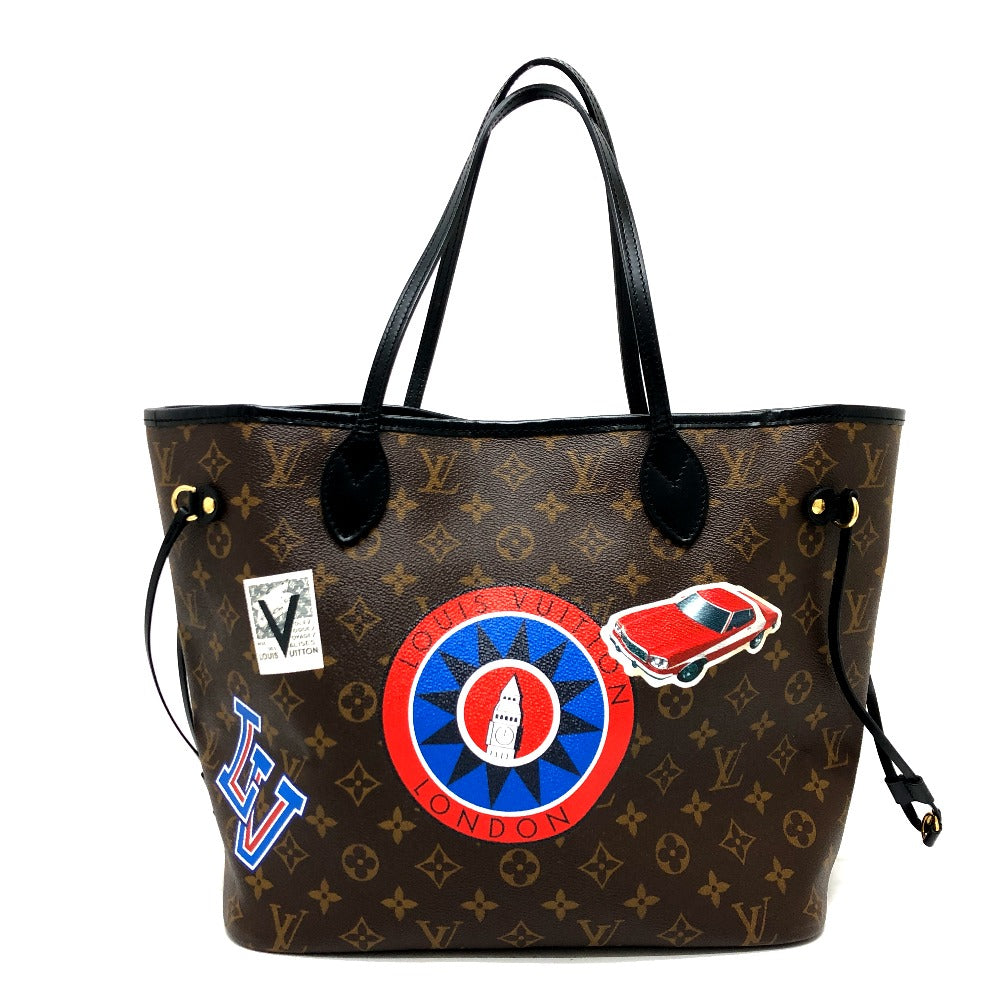 LOUIS VUITTON M42844 ワールドツアー ネヴァーフルMM ポーチ付き カバン トートバッグ バッグ ハンドバック トートバッグ モノグラムマカサーキャンバス レディース ブラウン - brandshop-reference