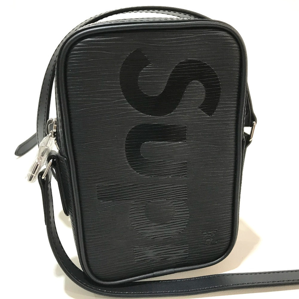 LOUIS VUITTON M54789 Pochette Danube PPM Bag, 2017 Autumn/Winter Supreme Shoulder Bag, Epi Leather, Men's, Noir Black