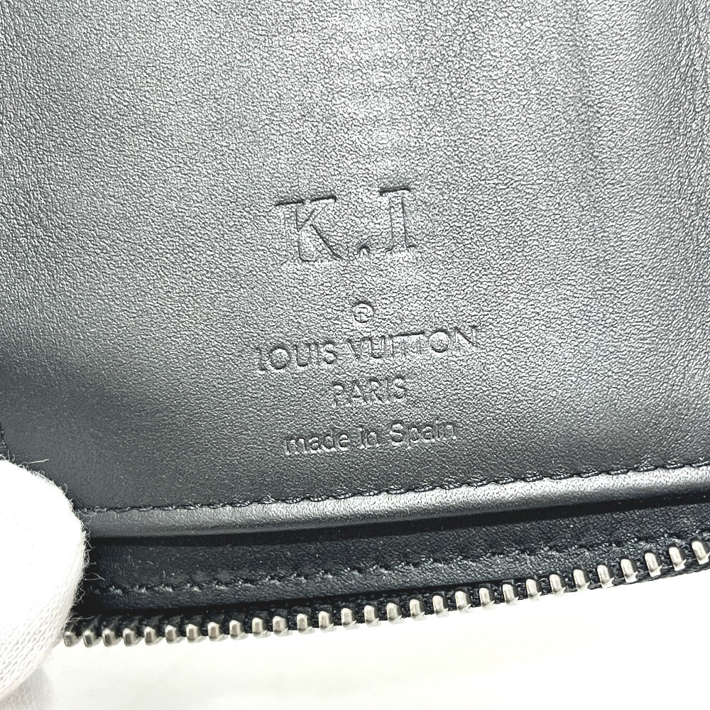 LOUIS VUITTON M63548 Damier Infini Zippy Wallet Vertical Wallet Long Wallet Damier Infini Leather Men's Black
