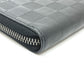 LOUIS VUITTON M63548 Damier Infini Zippy Wallet Vertical Wallet Long Wallet Damier Infini Leather Men's Black