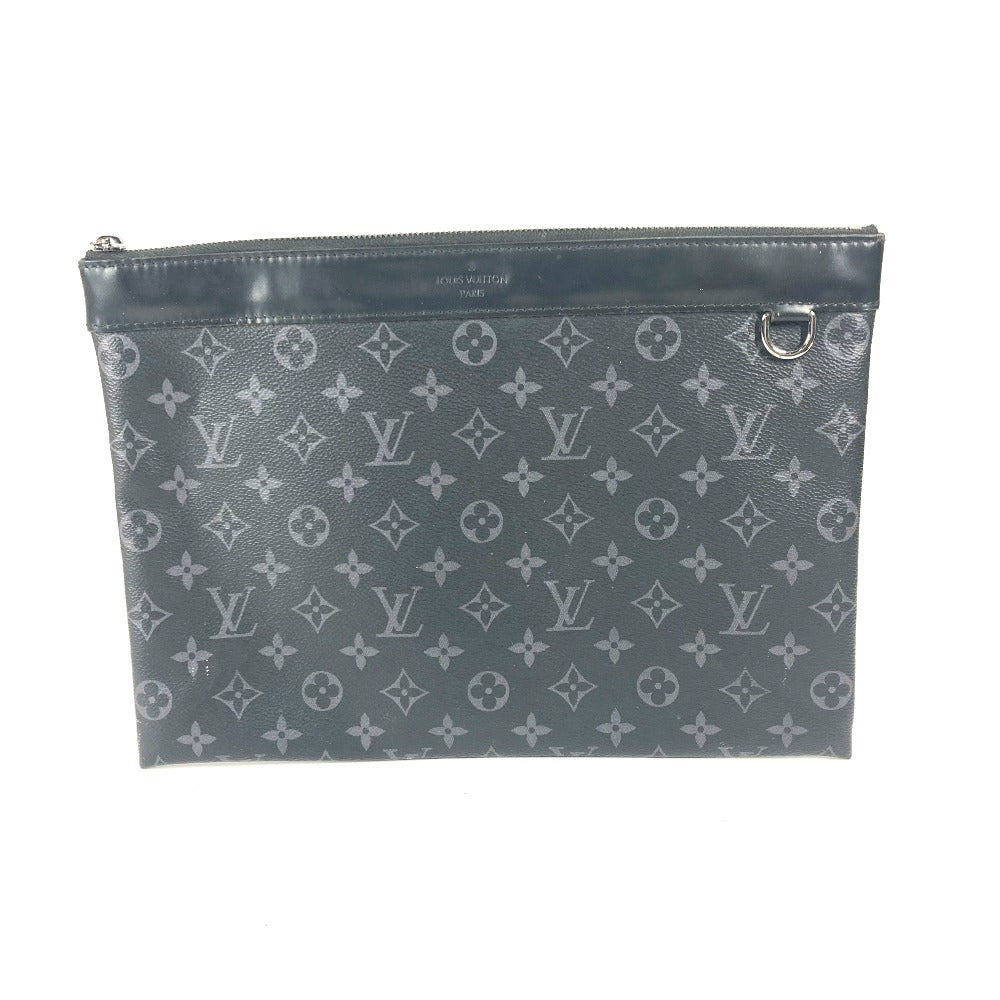 LOUIS VUITTON M62291 モノグラムエクリプス ポシェット ディスカバリー カバン ポーチ セカンドバッグ クラッチバッグ モノグラムエクリプスキャンバス ユニセックス ブラック