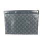 LOUIS VUITTON M62291 モノグラムエクリプス ポシェット ディスカバリー カバン ポーチ セカンドバッグ クラッチバッグ モノグラムエクリプスキャンバス ユニセックス ブラック