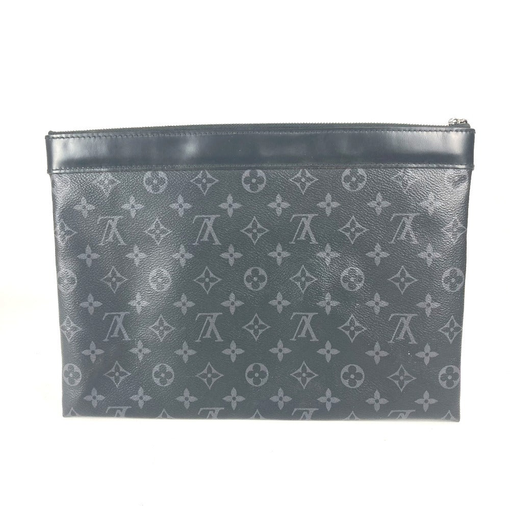 LOUIS VUITTON M62291 モノグラムエクリプス ポシェット ディスカバリー カバン ポーチ セカンドバッグ クラッチバッグ モノグラムエクリプスキャンバス ユニセックス ブラック