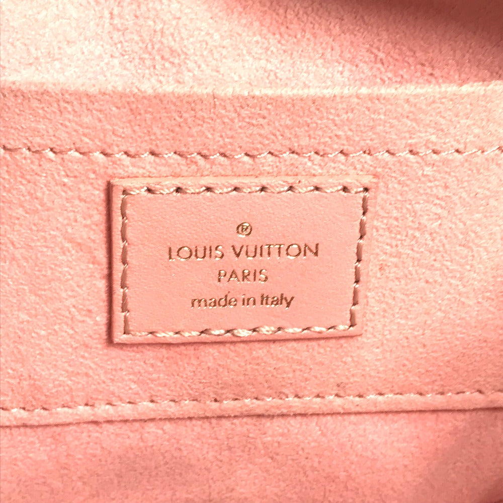 LOUIS VUITTON M53769 ニューウェーブ ハート LVロゴ 2WAYバッグ 斜め掛け カバン クラッチバッグ ポシェット ショルダーバッグ レザー レディース ピンク