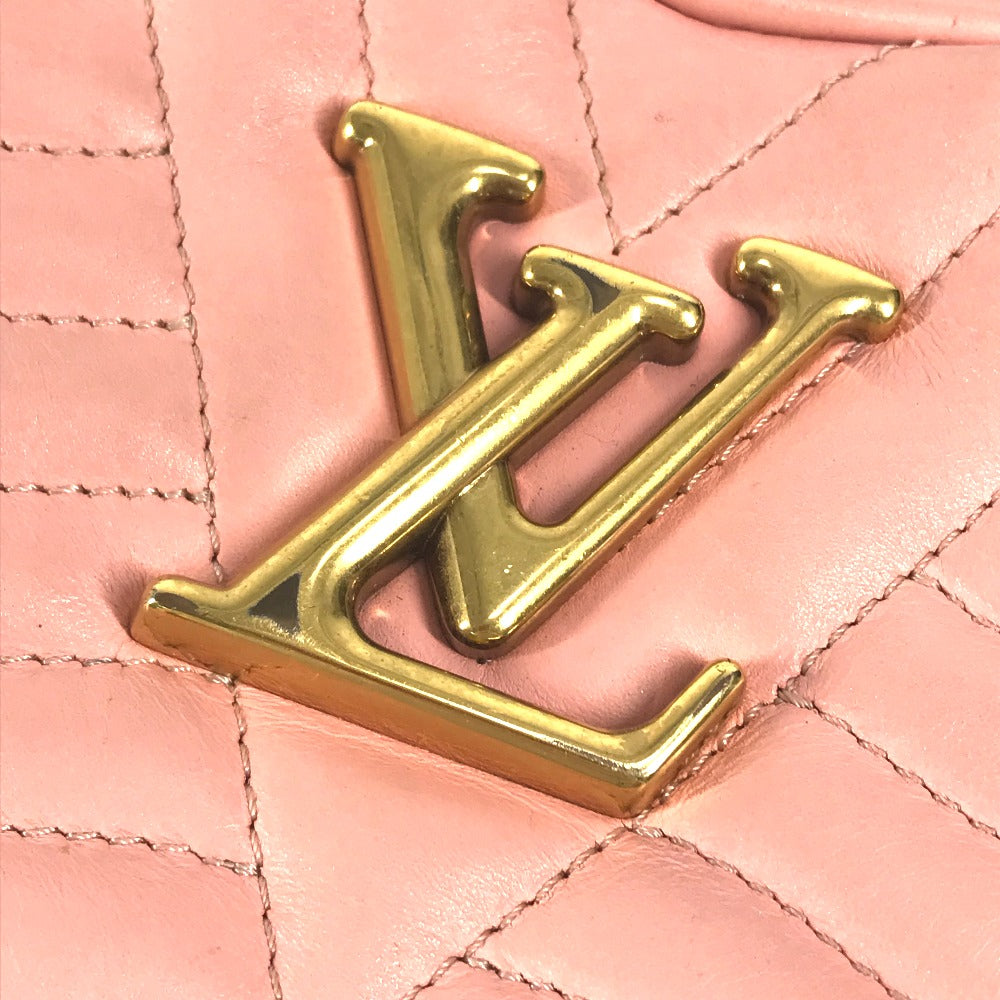 LOUIS VUITTON M53769 ニューウェーブ ハート LVロゴ 2WAYバッグ 斜め掛け カバン クラッチバッグ ポシェット ショルダーバッグ レザー レディース ピンク
