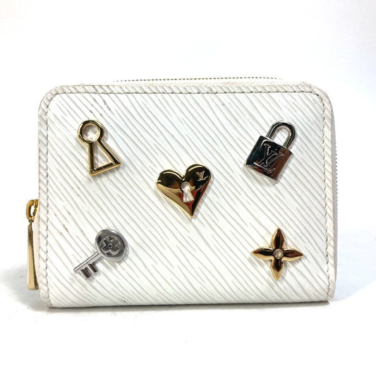LOUIS VUITTON M63994 エピ ラブロック ジッピーコインパース 小銭入れ 財布 コインケース エピレザー レディース ブロン ホワイト