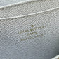 LOUIS VUITTON M63994 Epi Love Lock Zippy Coin Purse, Wallet, Coin Case, Epi Leather, Women's, Blanc, White