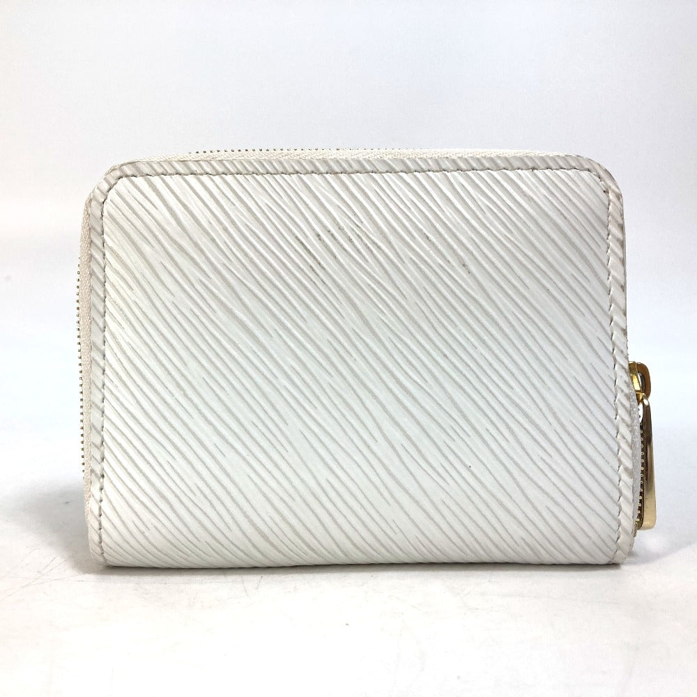 LOUIS VUITTON M63994 Epi Love Lock Zippy Coin Purse, Wallet, Coin Case, Epi Leather, Women's, Blanc, White