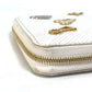 LOUIS VUITTON M63994 Epi Love Lock Zippy Coin Purse, Wallet, Coin Case, Epi Leather, Women's, Blanc, White