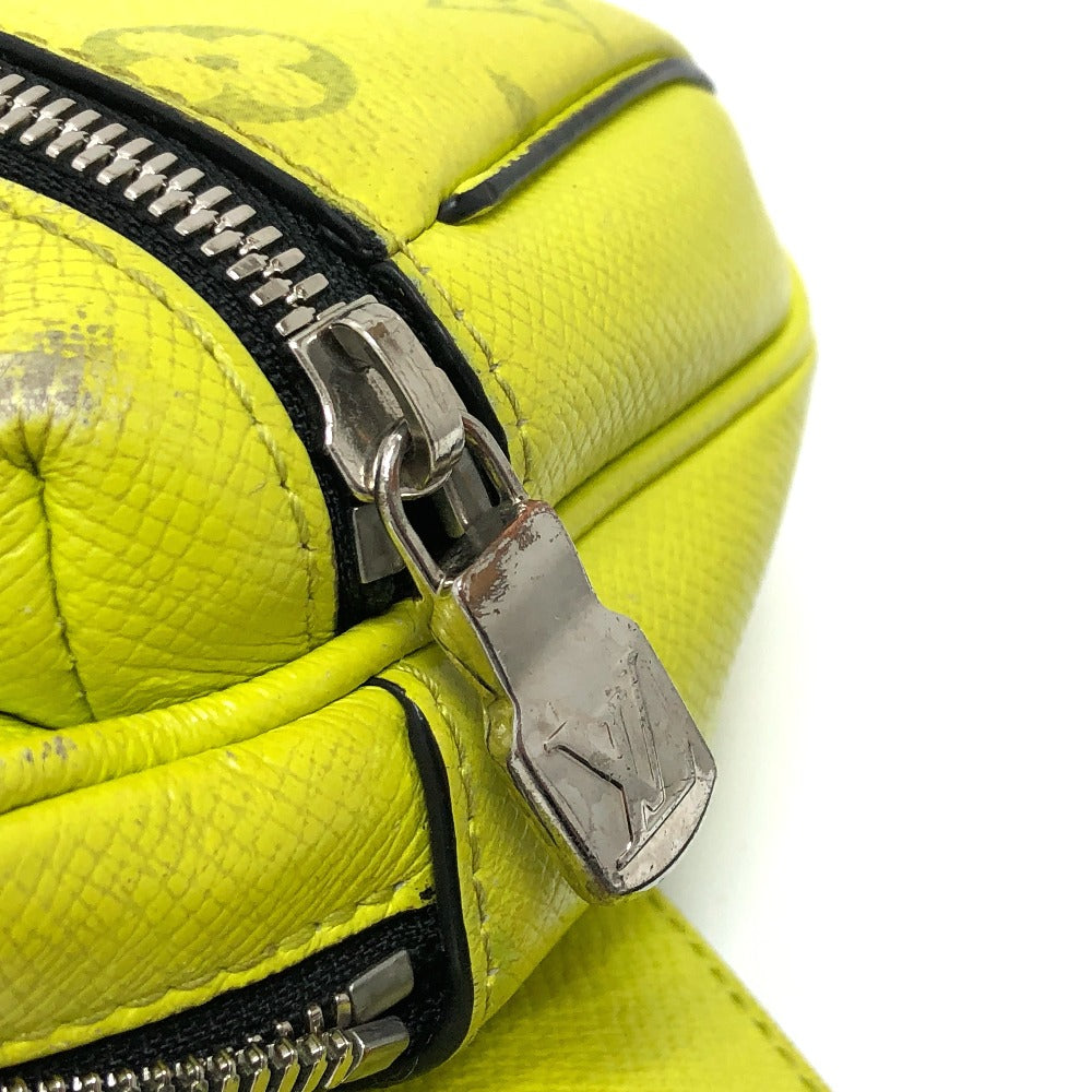 LOUIS VUITTON M30239 タイガラマ アウトドアメッセンジャーPM メッセンジャーバッグ ボディバッグ タイガレザー メンズ イエロー