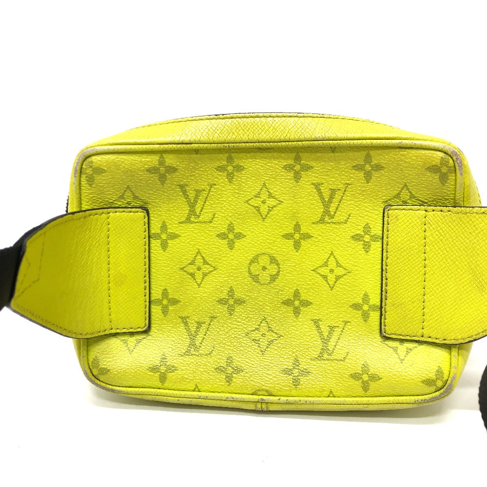 LOUIS VUITTON M30239 タイガラマ アウトドアメッセンジャーPM メッセンジャーバッグ ボディバッグ タイガレザー メンズ イエロー