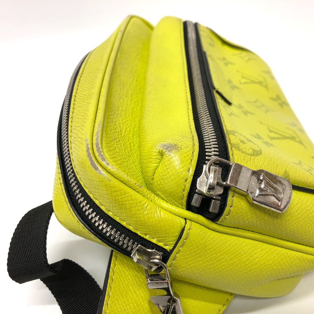 LOUIS VUITTON M30239 タイガラマ アウトドアメッセンジャーPM メッセンジャーバッグ ボディバッグ タイガレザー メンズ イエロー