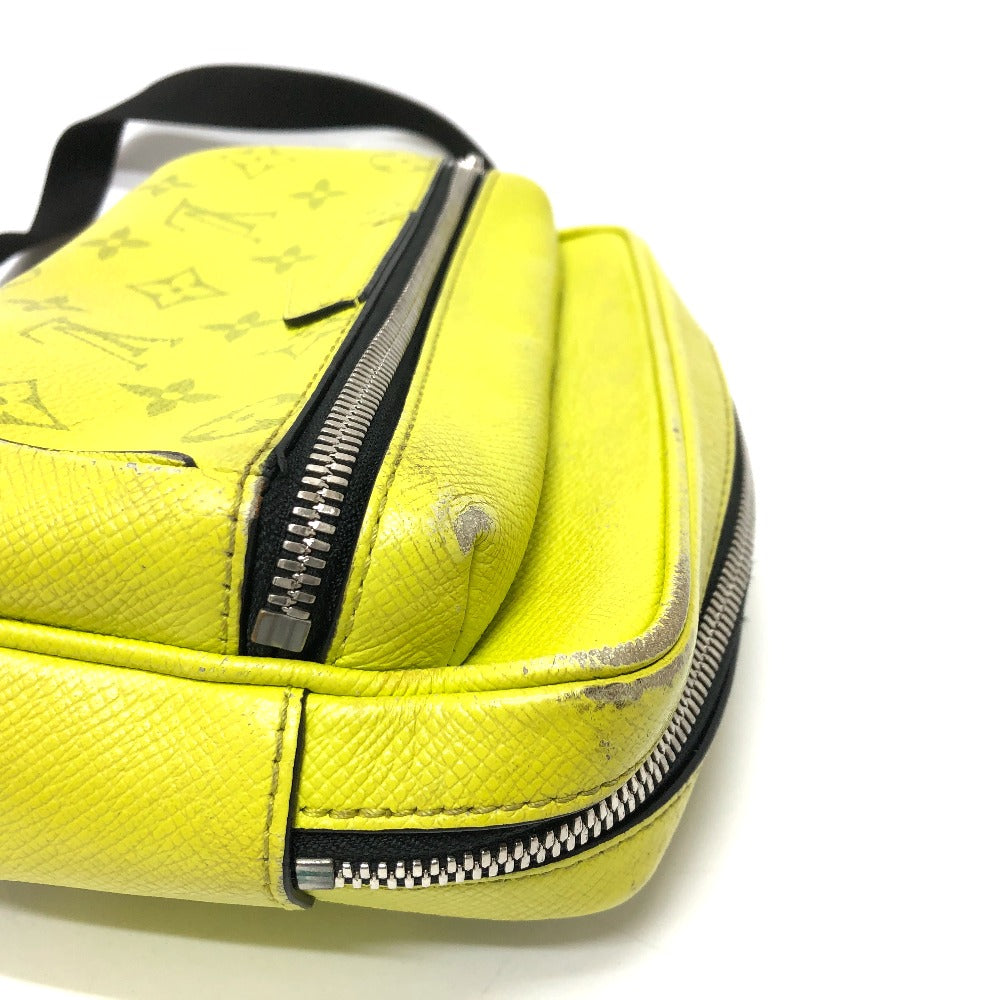 LOUIS VUITTON M30239 タイガラマ アウトドアメッセンジャーPM メッセンジャーバッグ ボディバッグ タイガレザー メンズ イエロー