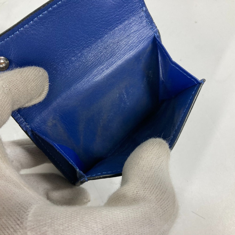 LOUIS VUITTON M67620 Taiga Rama Discovery Compact Wallet, Men's Trifold Taiga Leather, Blue