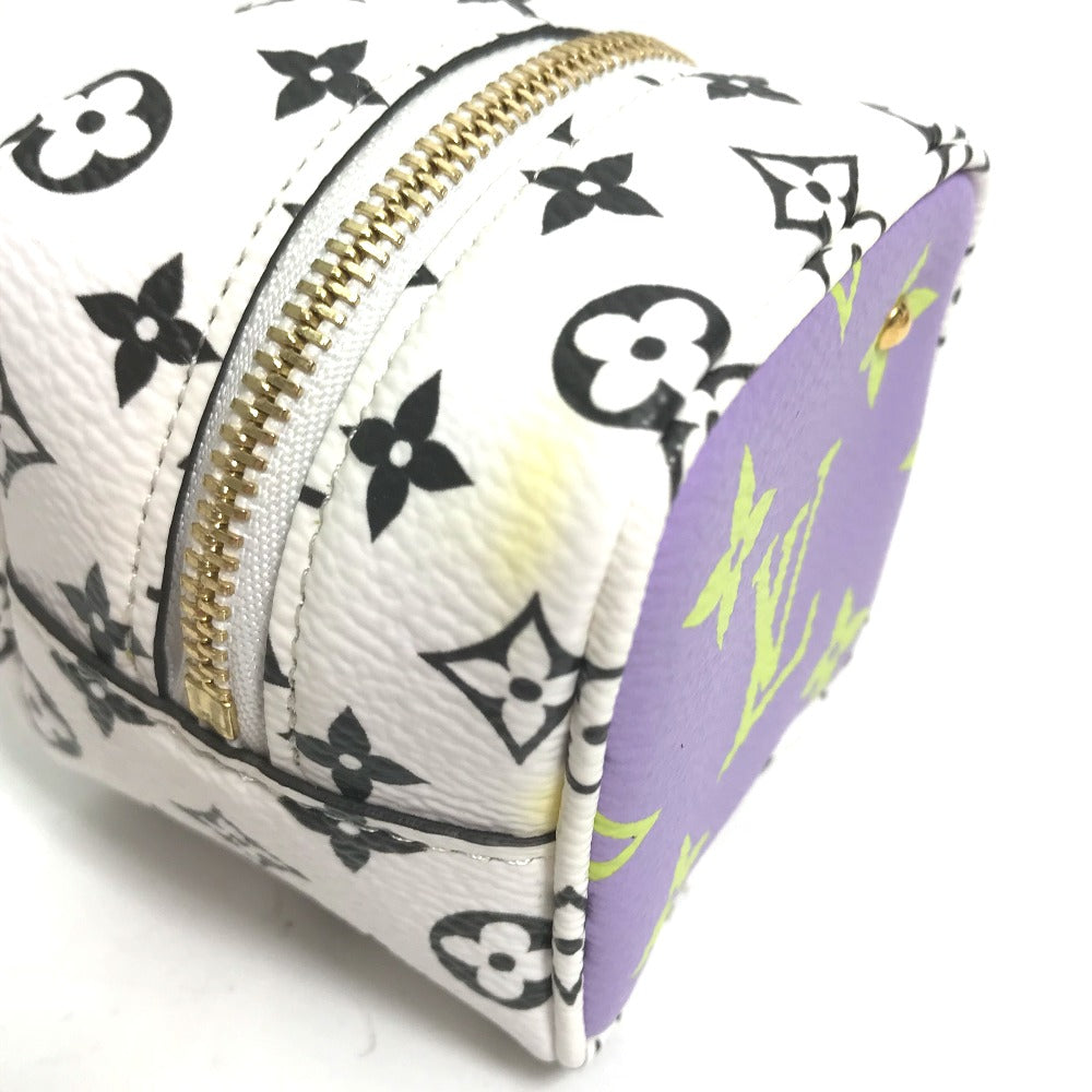 LOUIS VUITTON M67669 モノグラム ジャイアント ポルトモネ キューブ ポーチ キャンバス レディース イエロー