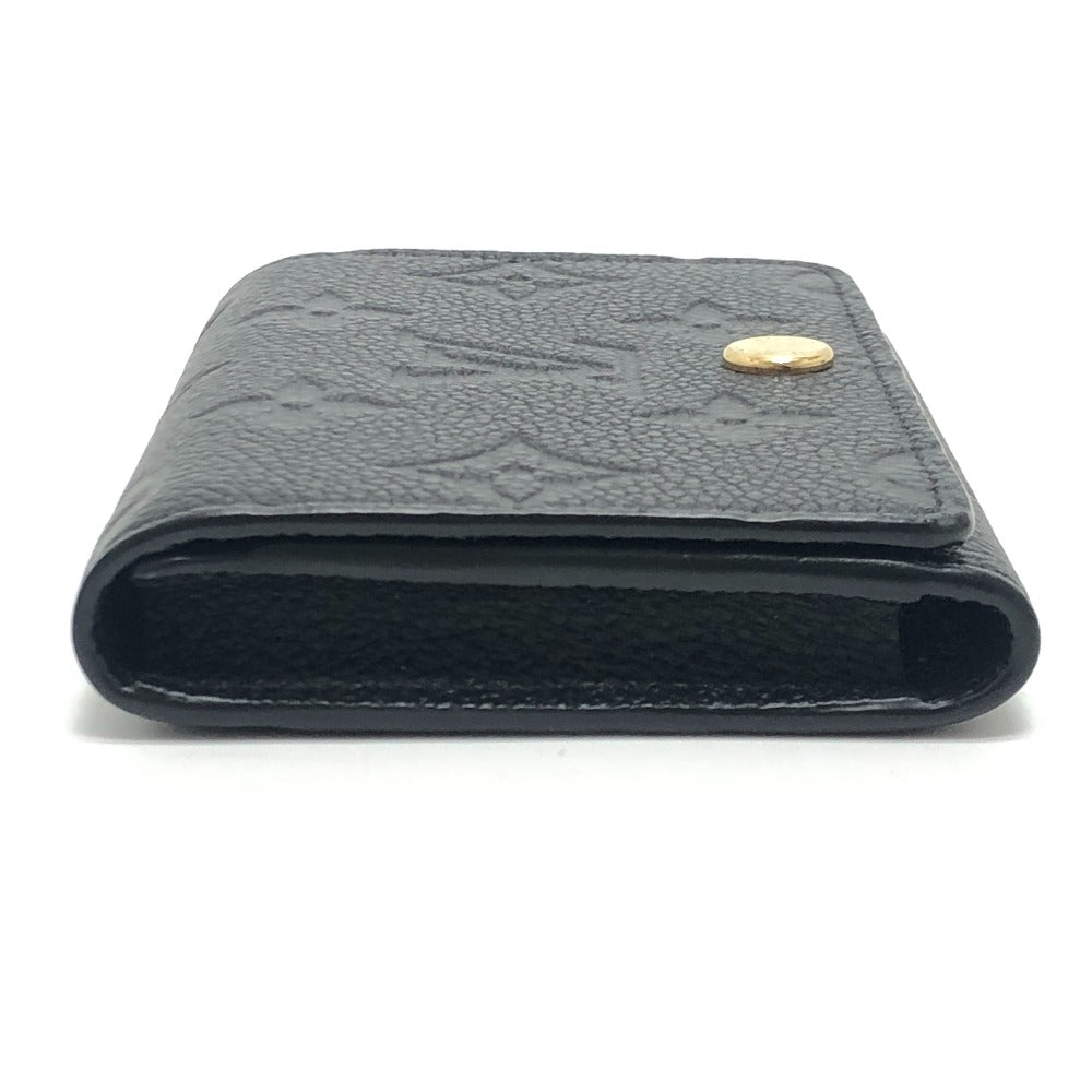 LOUIS VUITTON M58456 アンヴェロップ･カルト ドゥ ヴィジット 小物 名刺入れ カードケース モノグラムアンプラントレザー レディース ブラック