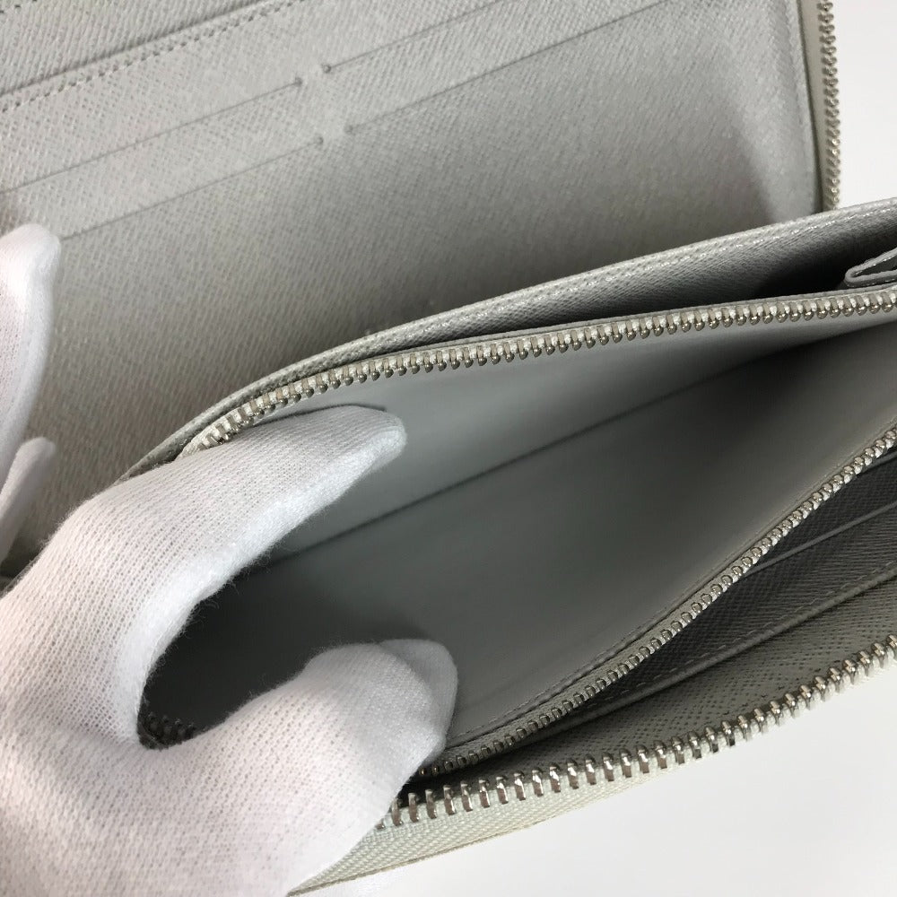 LOUIS VUITTON M67824 Monogram Logo Story Zippy Organizer Round Zipper Long Wallet in Monogram Canvas, Men's, White