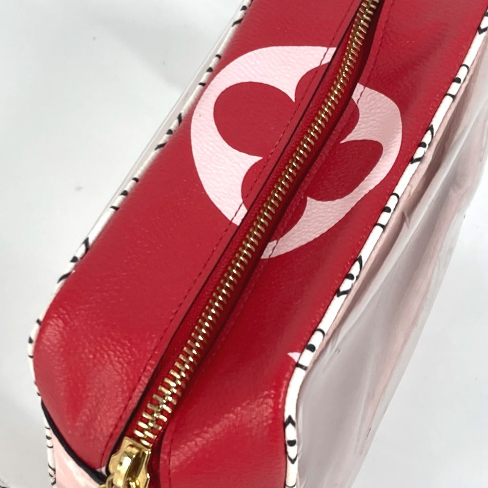 LOUIS VUITTON M67601 モノグラムジャイアント ビーチポーチ ハンドバッグ カバン 肩掛け ショルダーバッグ モノグラムジャイアントキャンバス レディース レッド