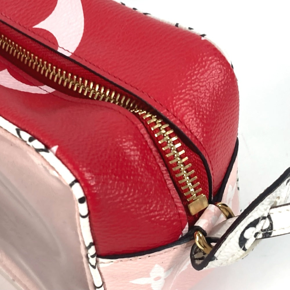 LOUIS VUITTON M67601 モノグラムジャイアント ビーチポーチ ハンドバッグ カバン 肩掛け ショルダーバッグ モノグラムジャイアントキャンバス レディース レッド